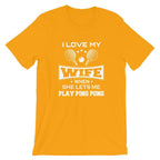 J'aime ma femme T-shirt de Tennis de Table