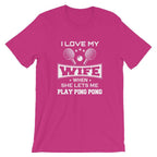 J'aime ma femme T-shirt de Tennis de Table