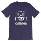 J'aime ma femme T-shirt de Tennis de Table