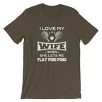 J'aime ma femme T-shirt de Tennis de Table