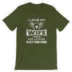 J'aime ma femme T-shirt de Tennis de Table