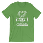 J'aime ma femme T-shirt de Tennis de Table