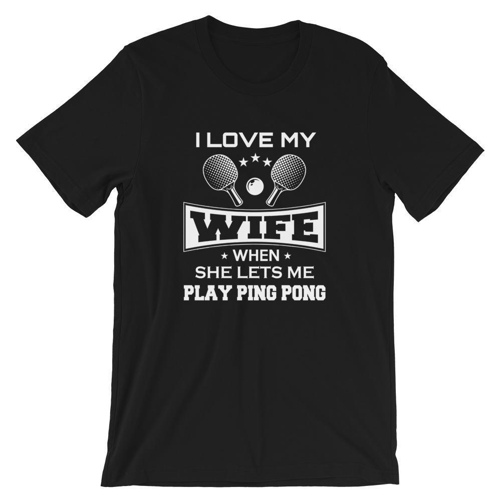 J'aime ma femme T-shirt de Tennis de Table