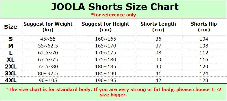 Joola Classic Tischtennis-Shorts