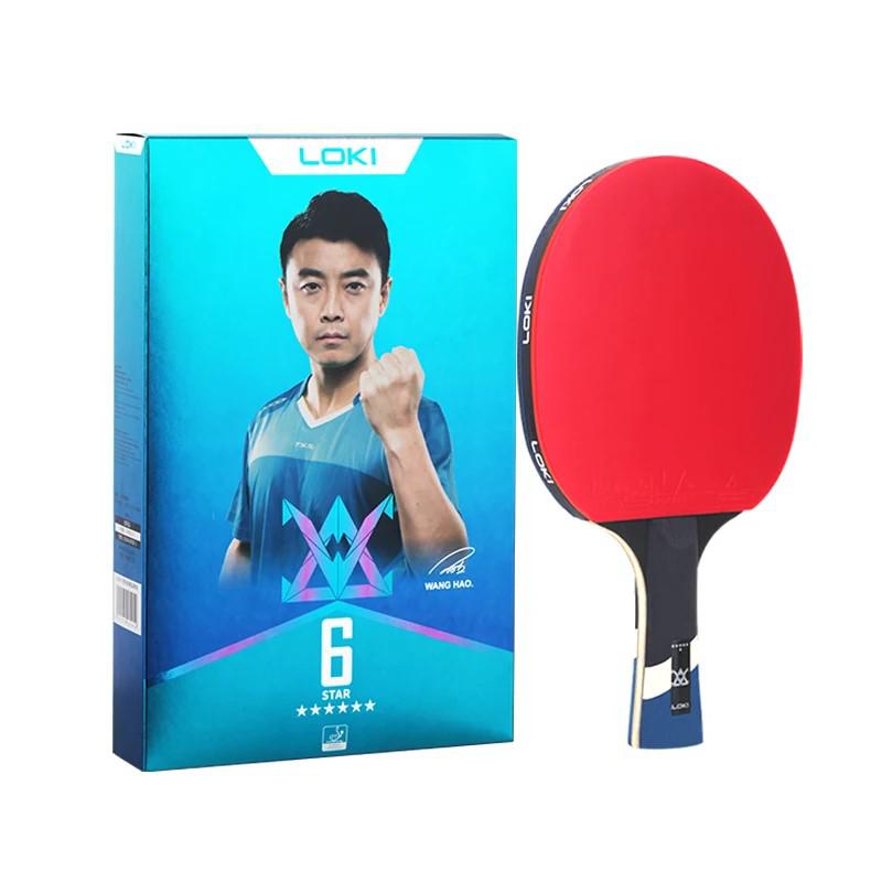 Raquette de tennis de table LOKI 6 étoiles en carbone