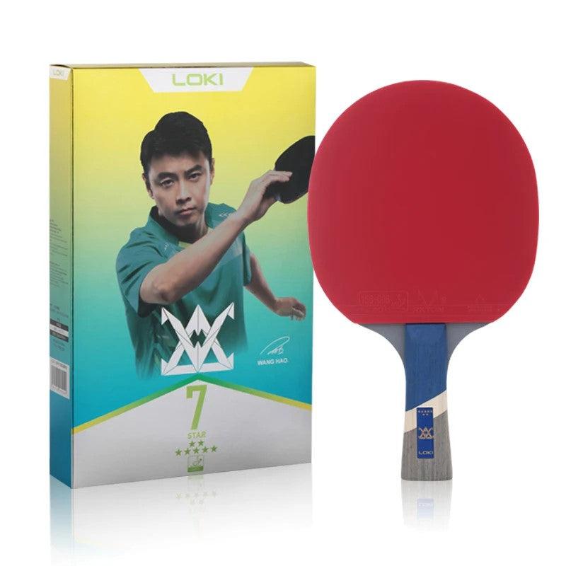 LOKI 7 Star Tischtennisschläger 5-Lagen Holz mit Etui
