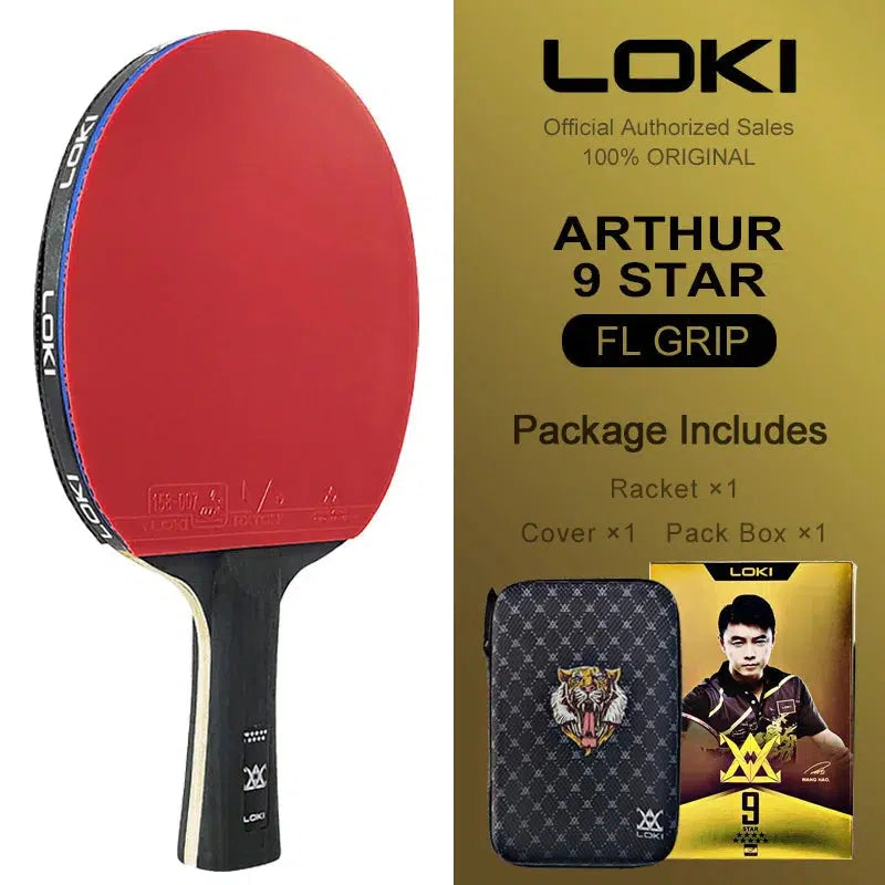 LOKI Arthur 9 Star Carbon Offensive Tischtennisschläger
