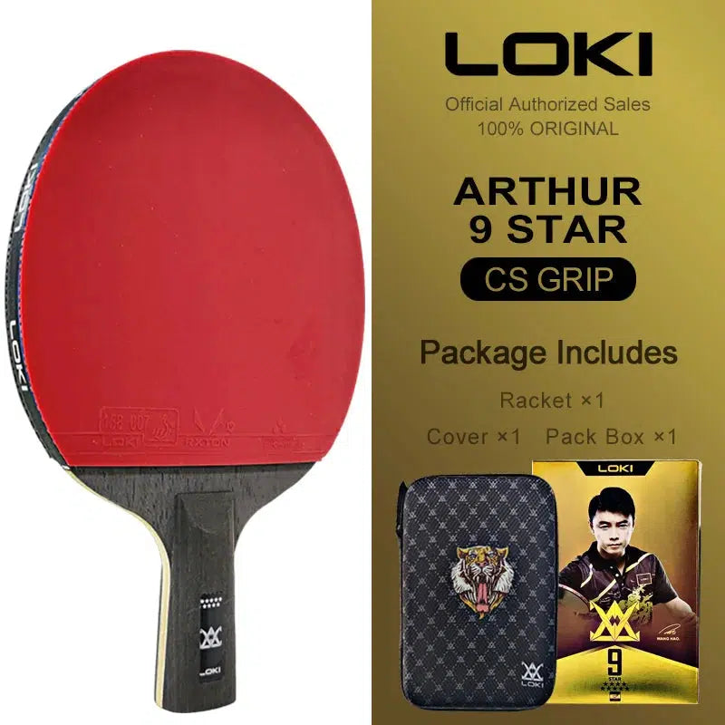 LOKI Arthur 9 Star Carbon Offensive Tischtennisschläger