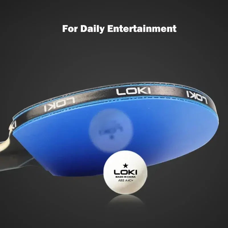 LOKI K5000 Tischtennisschläger x 2 mit blauem Belag