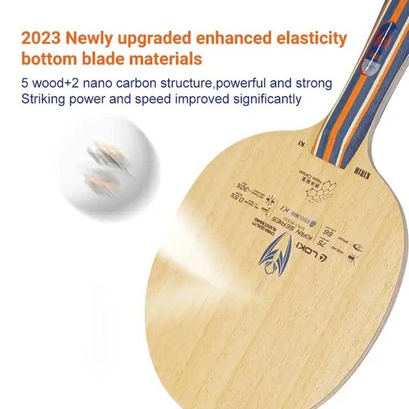LOKI Kirin K1 Nano Carbon 7-Ply Table Tennis Blade OFF+