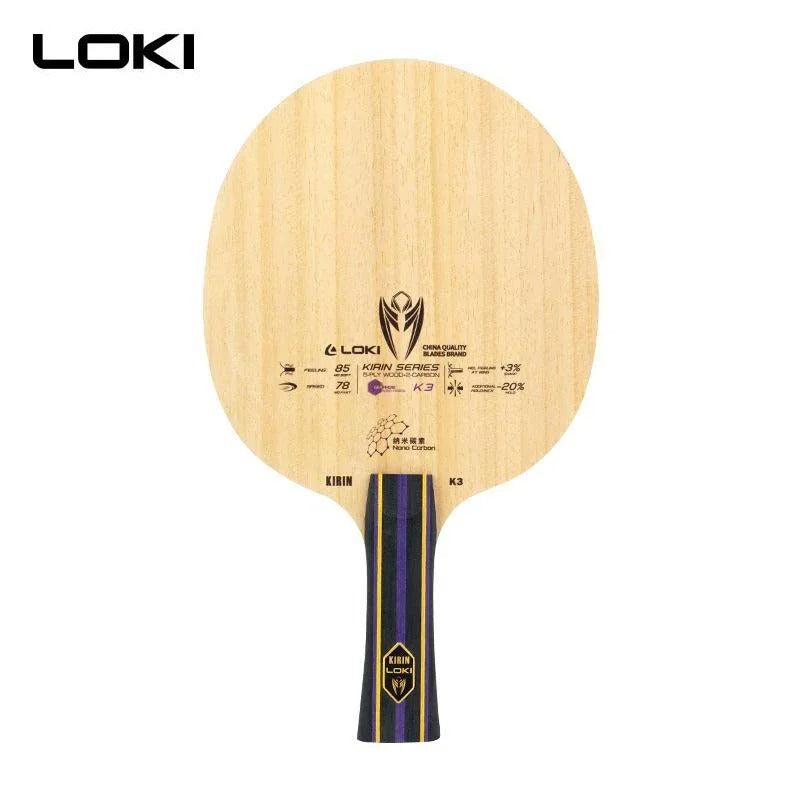 LOKI Kirin K3 Nano Carbone 7 plis Bois de Tennis de Table OFF+