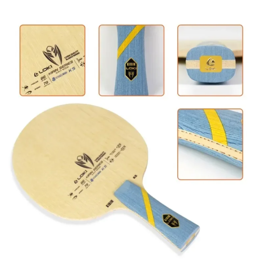 LOKI Kirin K5 Tischtennis 5-Ply Holzblatt ALL+