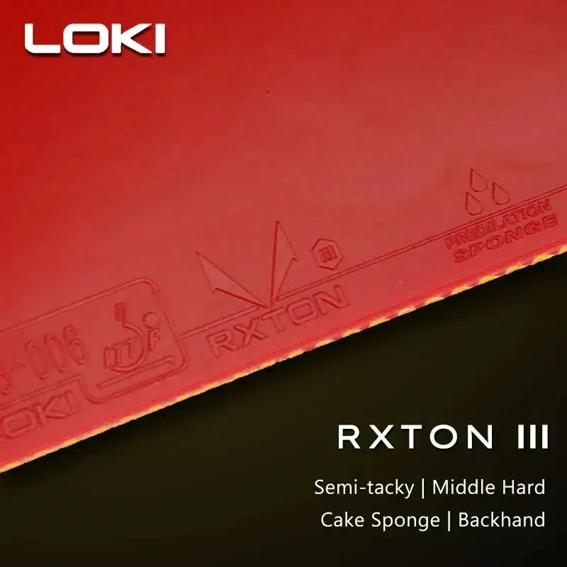 LOKI RXTON 3 Table Tennis Rubber