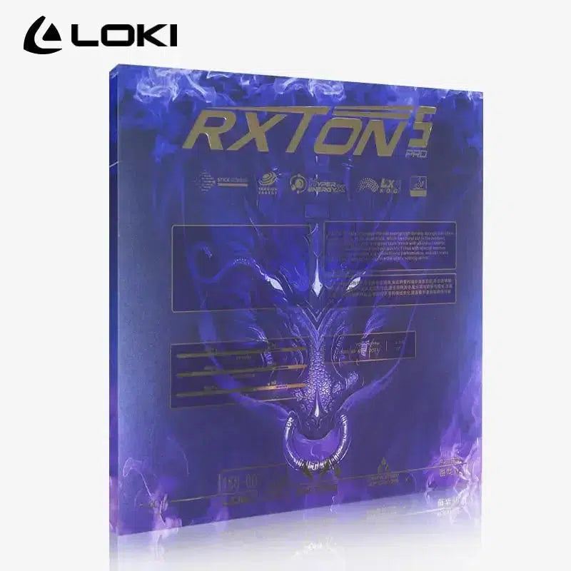 LOKI RXTON 5 PRO Table Tennis Rubber Blue Sponge