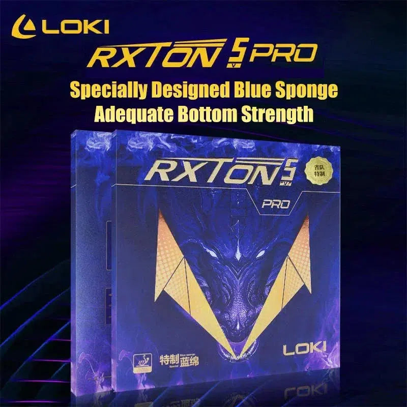 LOKI RXTON 5 PRO Table Tennis Rubber Blue Sponge