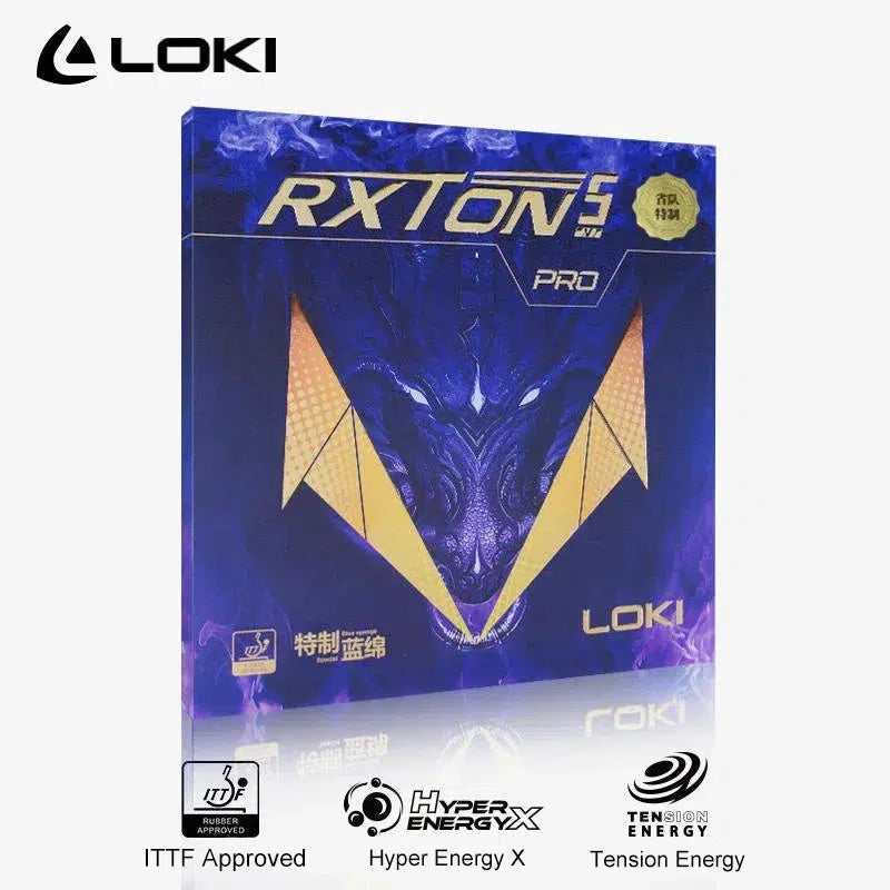 LOKI RXTON 5 PRO Table Tennis Rubber Blue Sponge