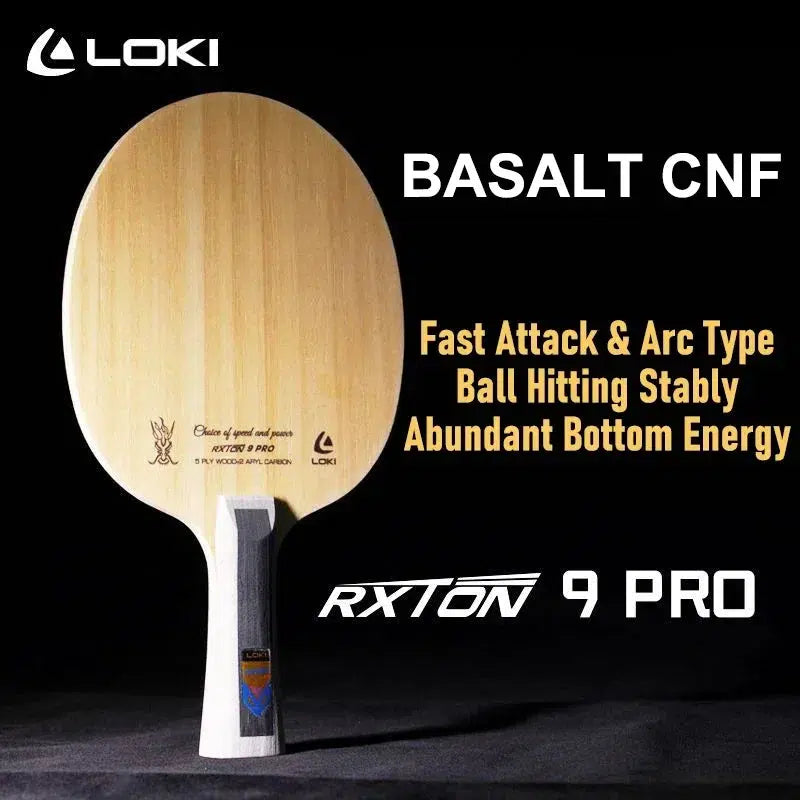 LOKI RXTON 9 Pro Table Tennis Blade 7 Ply Carbon