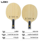 LOKI RXTON 9 Pro Table Tennis Blade 7 Ply Carbon