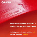 LOKI TELSON 100 Table Tennis Rubber Pro Tuned Sponge
