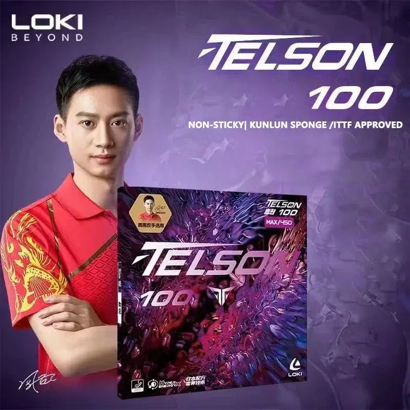 LOKI TELSON 100 Table Tennis Rubber Pro Tuned Sponge