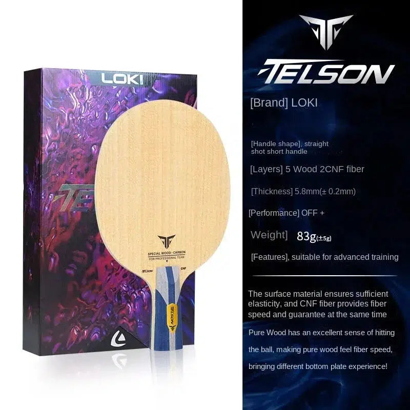 LOKI Telson CNF Table Tennis Blade 7 Ply Carbon