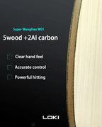LOKI W01 Super WANG HAO ALC 7 Ply Carbon Table Tennis Blade