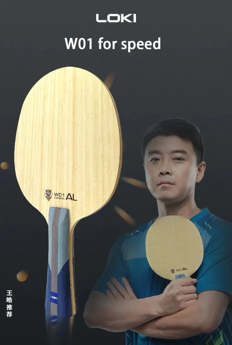 LOKI W01 Super WANG HAO ALC 7 Ply Carbon Table Tennis Blade