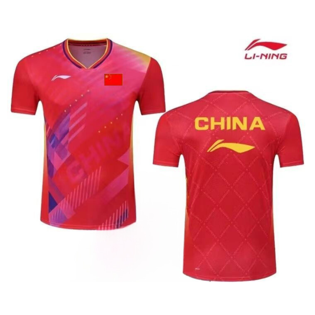 Li Ning 2024 Chinesische Tischtennis Nationalmannschaft Weltmeisterschaft Trikot