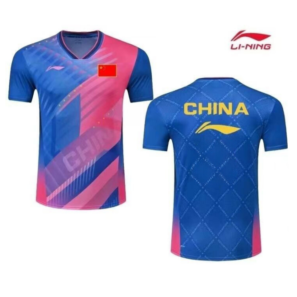 Li Ning 2024 Chinesische Tischtennis Nationalmannschaft Weltmeisterschaft Trikot