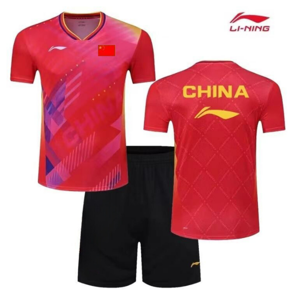 Li Ning 2024 Chinesische Tischtennis Nationalmannschaft Weltmeisterschaft Trikot