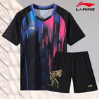 Li Ning CNT schwarzes Performance-Shirt oder -Set