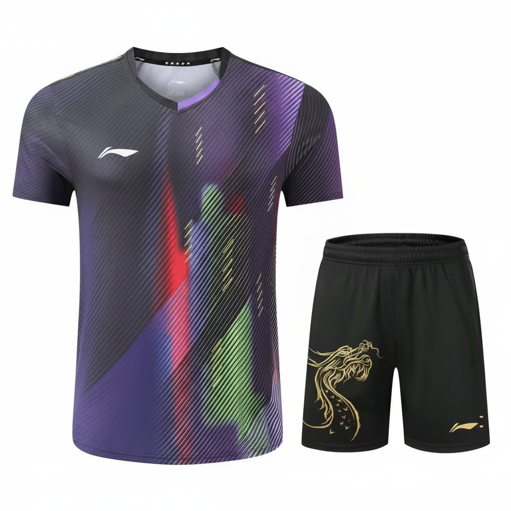 Li Ning CNT Prism Stripe Shirt