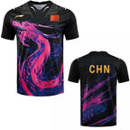 Li Ning Ma Long Olympische Spiele Tokio chinesisches Nationalmannschaftstrikot/-ausrüstung