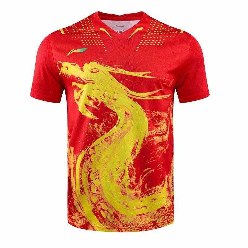 Li Ning Ma Long Olympische Spiele Tokio chinesisches Nationalmannschaftstrikot/-ausrüstung