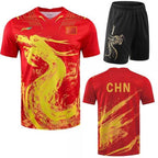 Li Ning Ma Long Olympische Spiele Tokio chinesisches Nationalmannschaftstrikot/-ausrüstung