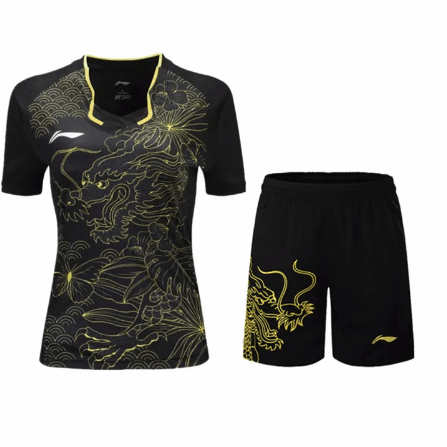 Li Ning Womens Olympic Shirt + Shorts
