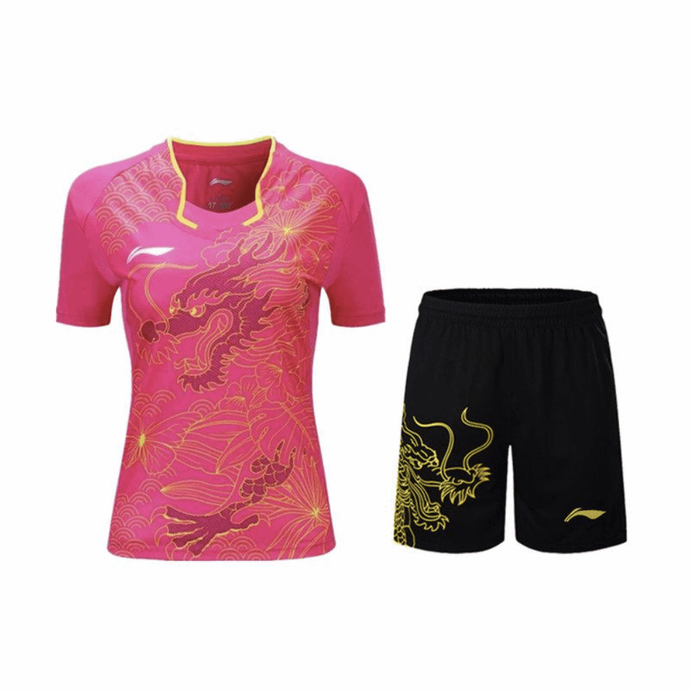 Li Ning Womens Olympic Shirt + Shorts