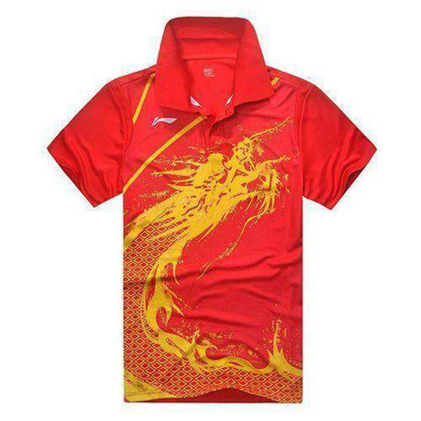 Li Ning Zhang Jike Olympisches Tischtennis-Shirt 2012