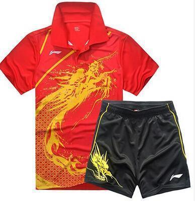 Li Ning Zhang Jike Olympisches Tischtennis-Shirt 2012