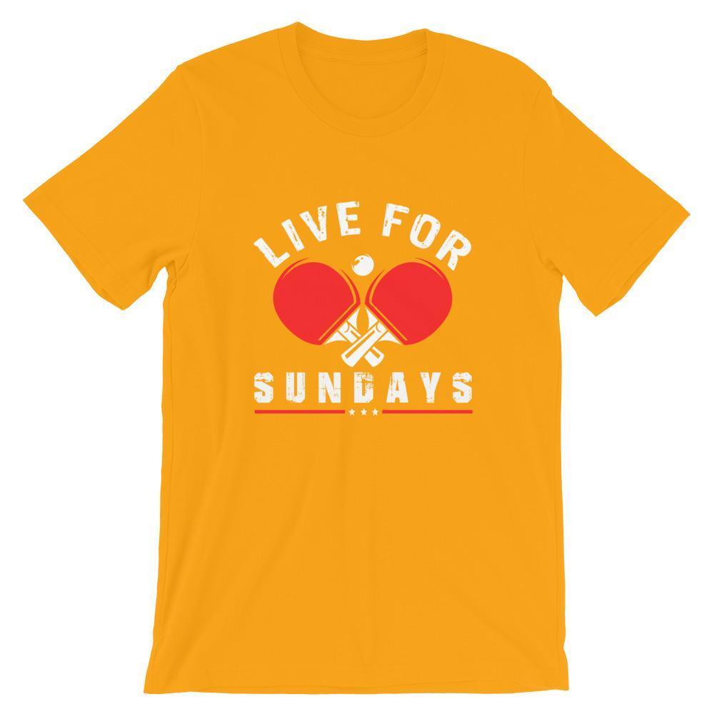 Live for Sundays Table Tennis T-Shirt