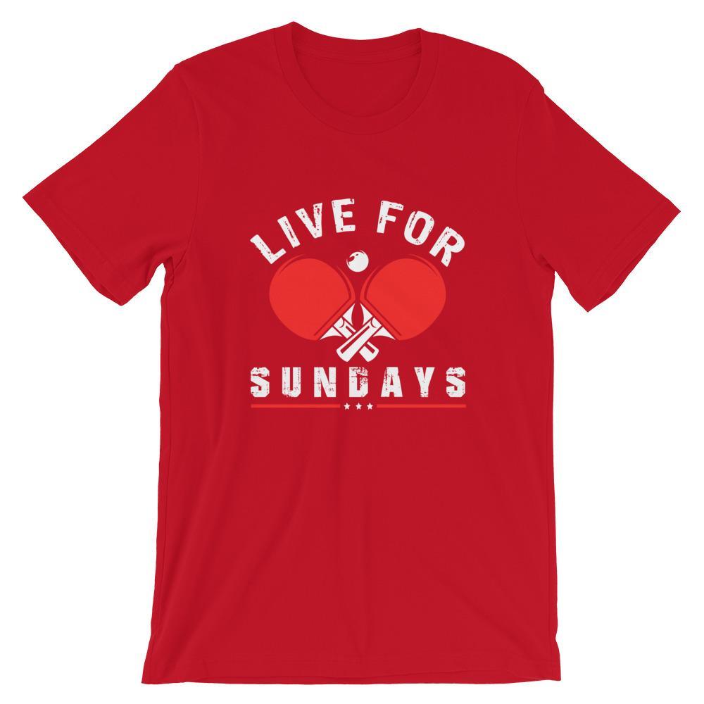 Live for Sundays Table Tennis T-Shirt
