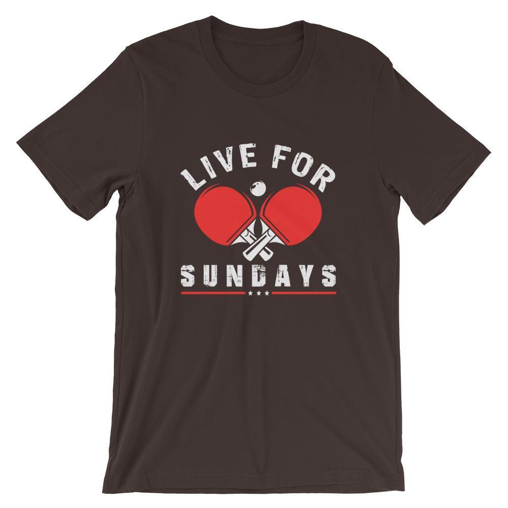 Live for Sundays Table Tennis T-Shirt