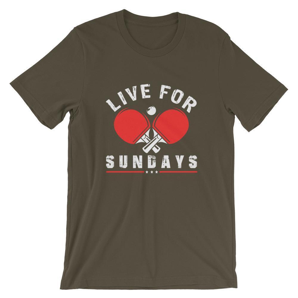 Live for Sundays Table Tennis T-Shirt