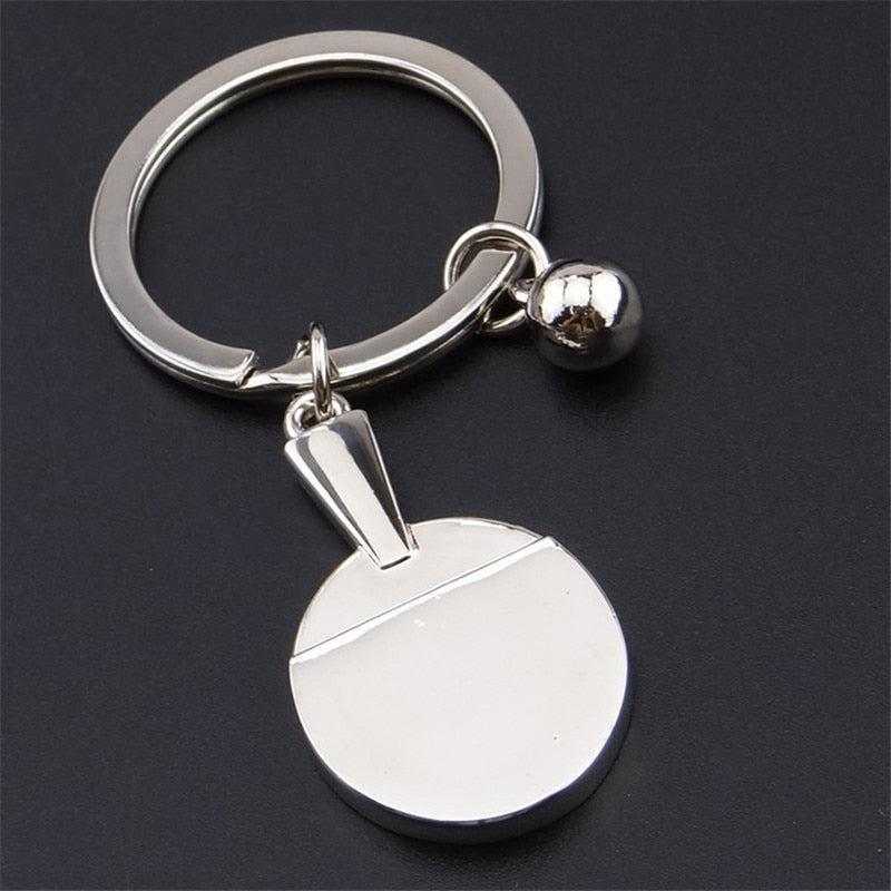 Mini Table Tennis Bat Key Ring