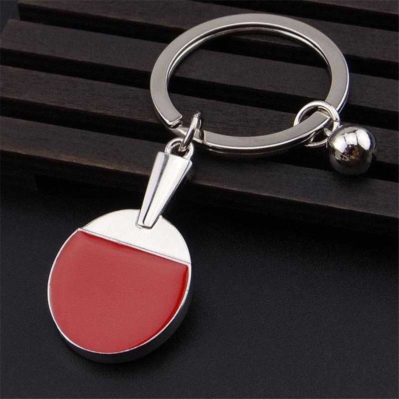 Mini Table Tennis Bat Key Ring
