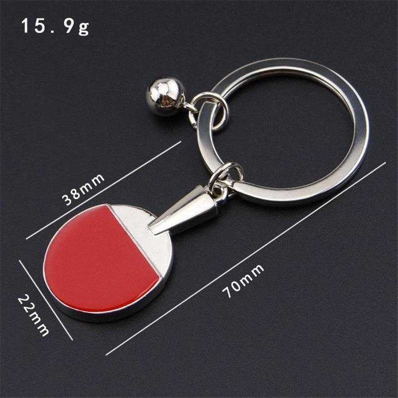 Mini Table Tennis Bat Key Ring