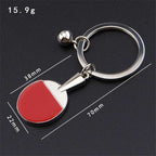 Porte-clés mini-raquette de tennis de table