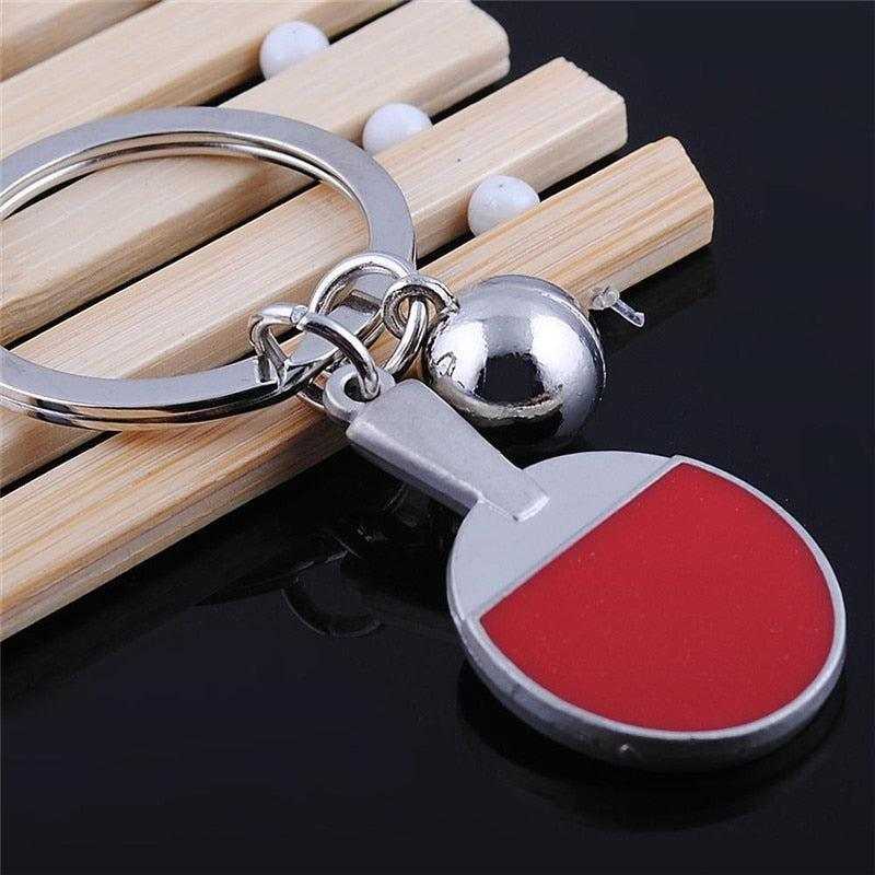 Mini Table Tennis Bat Key Ring