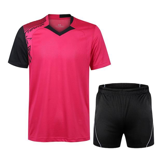 Naimai Tischtennis-Set aus Trikot und Shorts – Herren-Trikot und Shorts, Damen-Trikot und Rock