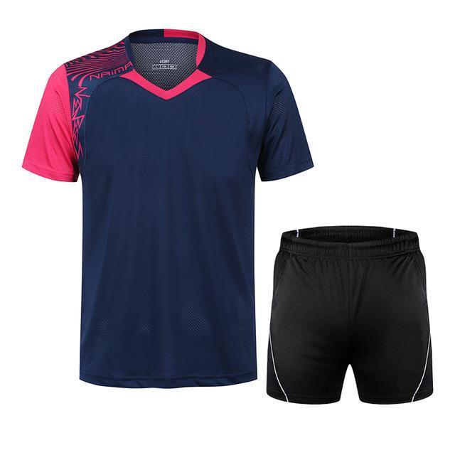 Naimai Tischtennis-Set aus Trikot und Shorts – Herren-Trikot und Shorts, Damen-Trikot und Rock
